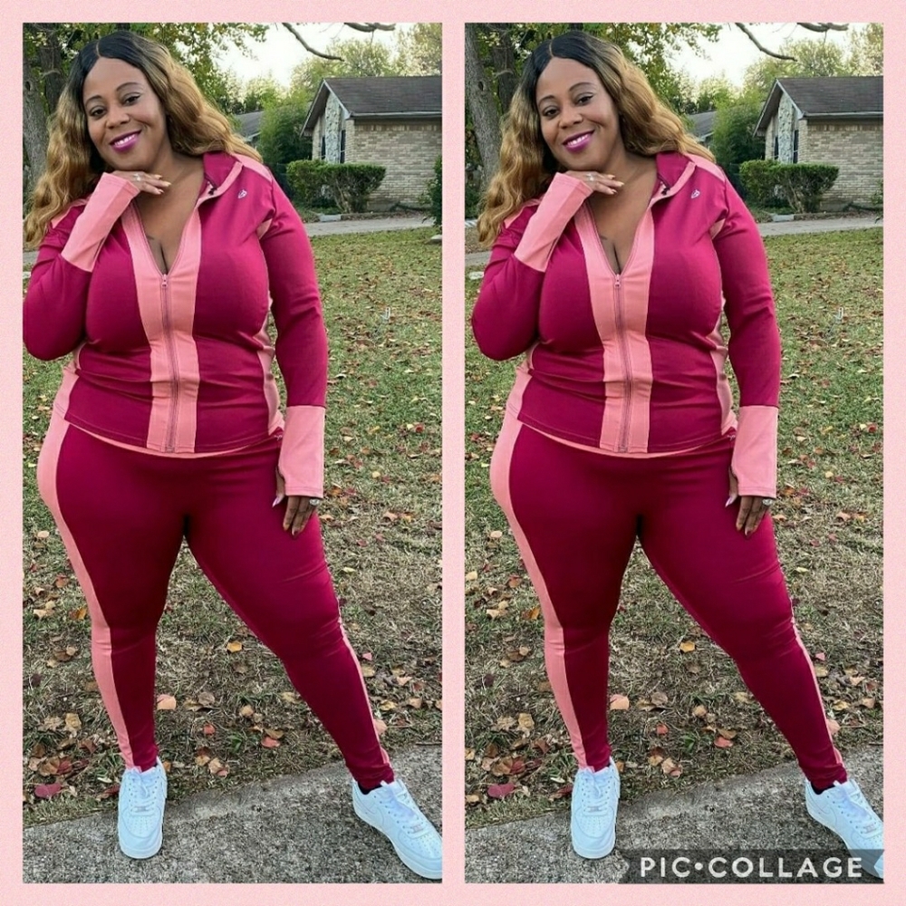 Plus Size Tracksuit